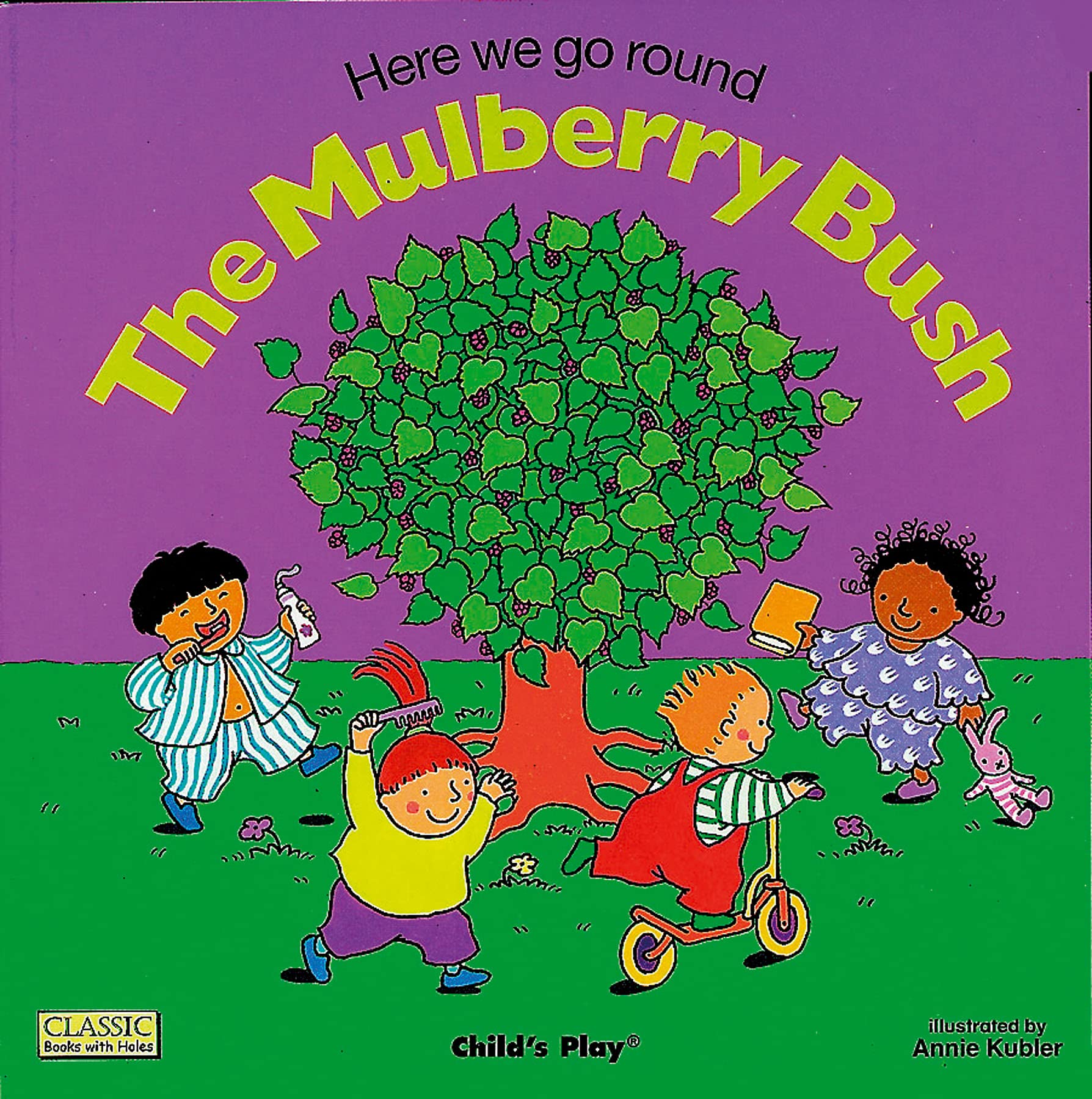 Here We Go Round the Mulberry Bush - Classic Nursery Rhyme Book for Kids | Perfect for Bedtime Stories, Preschool Learning & Circle Time Activities