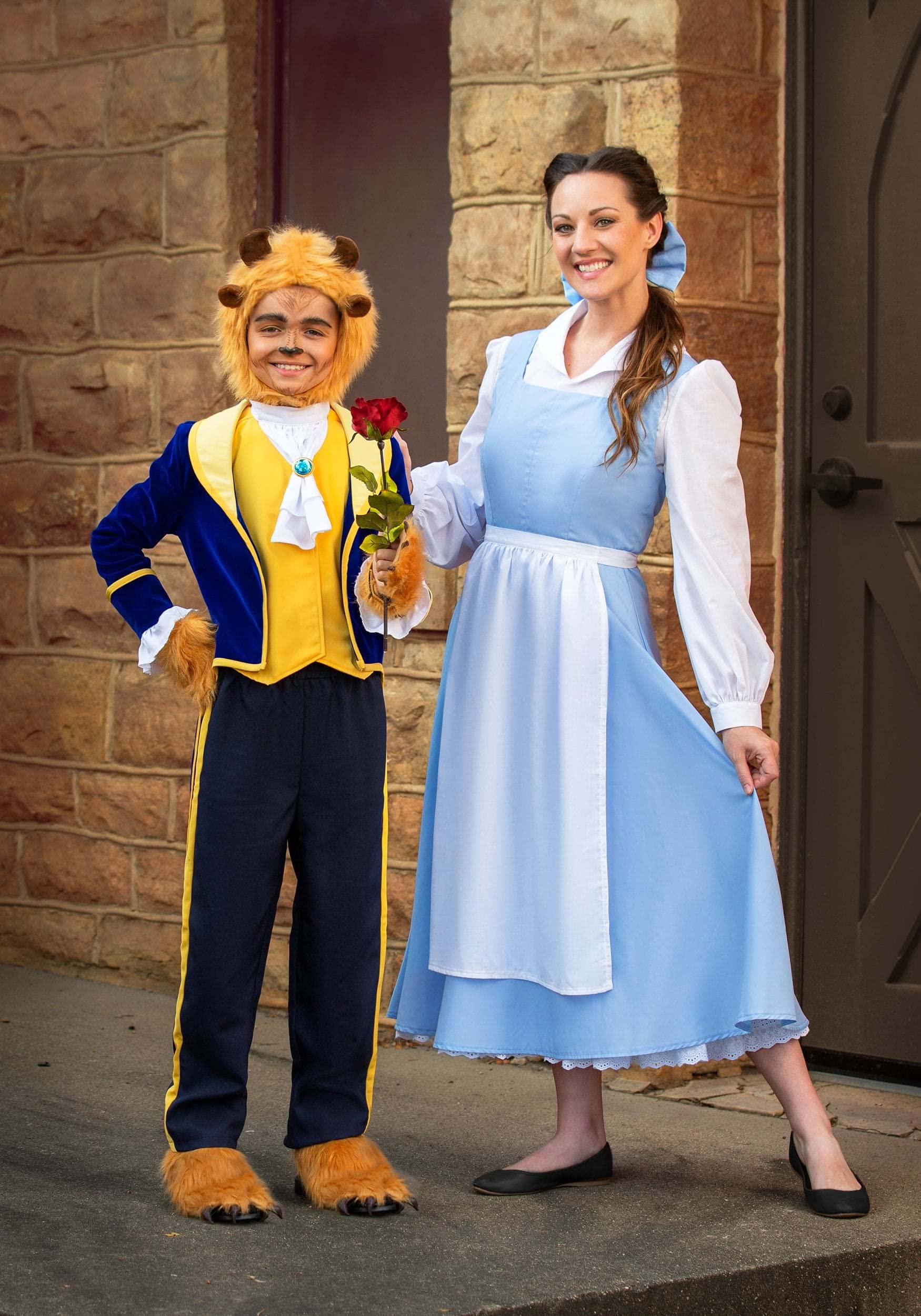 Women's Beauty and the Beast Belle Blue Dress Costume - Disney Princess Cosplay Outfit for Halloween, Cosplay Parties & Theme Events