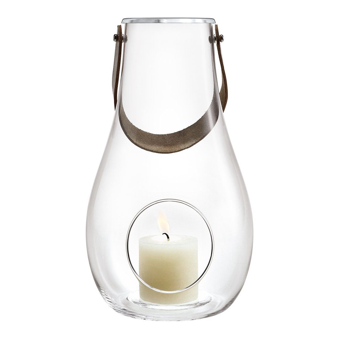 Modern LED Light Lantern for Home Decor - Indoor & Outdoor Decorative Lighting for Patio, Garden, and Camping
