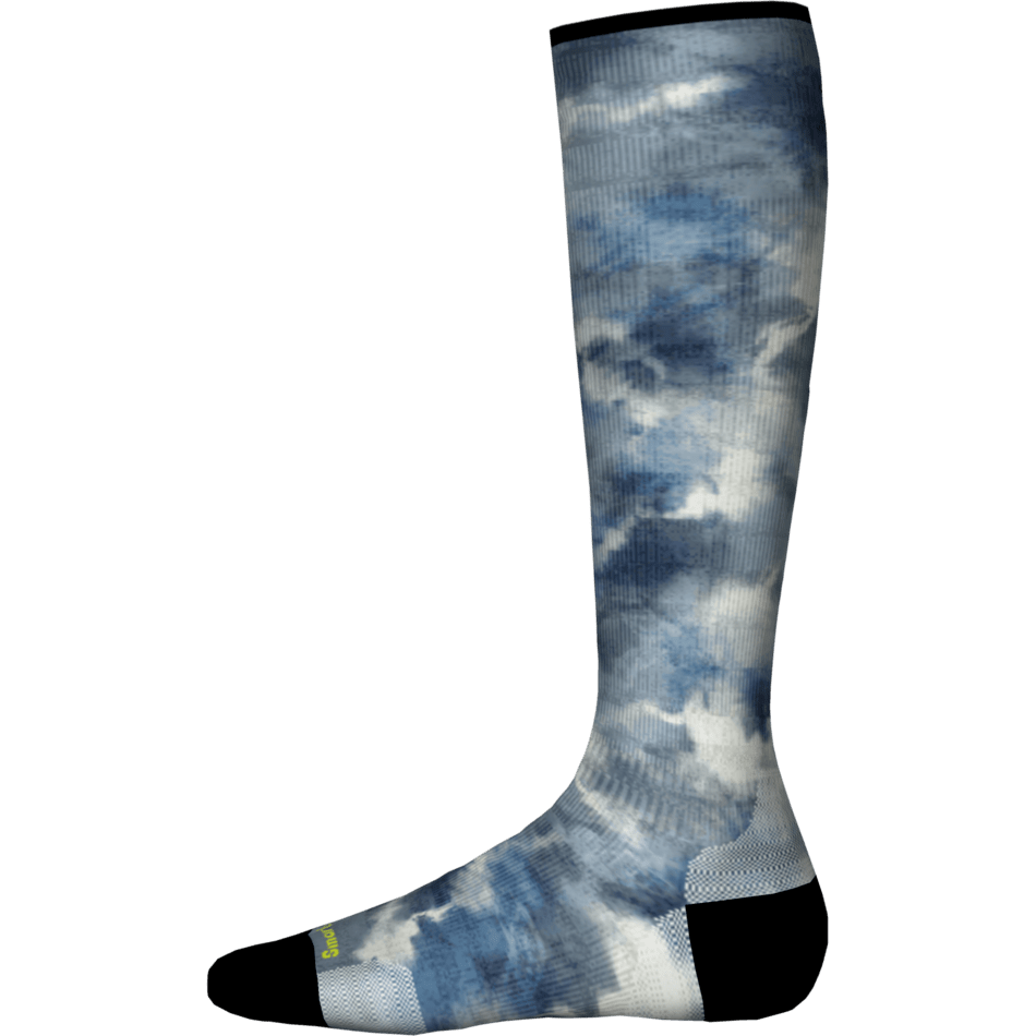 Smartwool Junior Ski Socks Zero Cushion Tie Dye Print Over The Calf - Warm Wool Blend for Kids Winter Sports & Snowboarding 2025