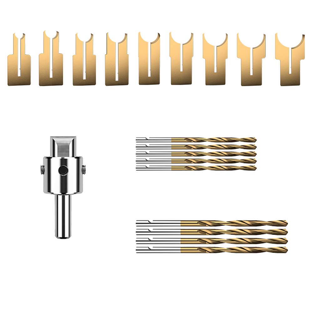Universal Buddha Knife Set with Round Beads Blade - High-Speed Toy Wheel Cutter for Drill Press - Perfect for Wood Carving, Craft Projects & DIY Home Decor