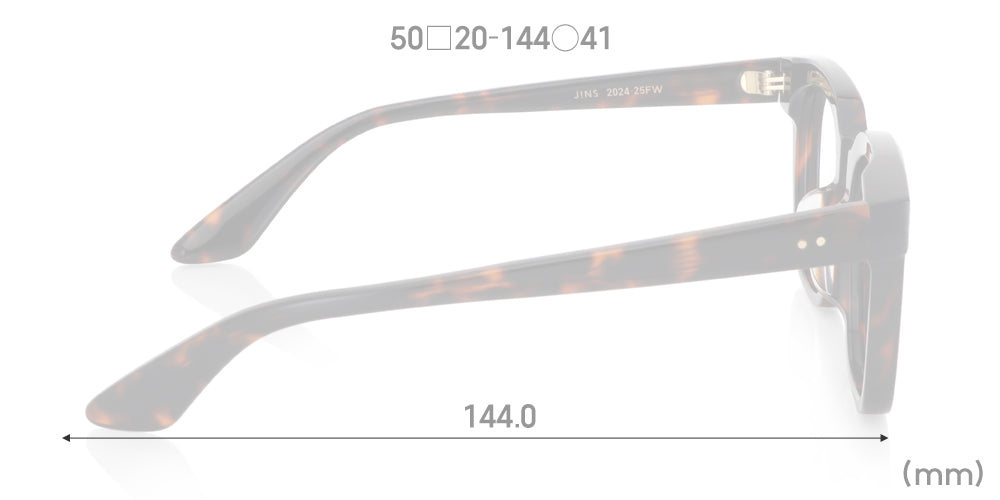 JINS TODAY 24 25FW 097 286 Eyeglasses - Trendy Unisex Optical Frames for Men & Women | Perfect for Work, Study & Everyday Fashion