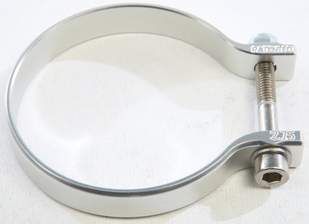 2.75 Inch Silver Strap Clamp - Heavy Duty Hose Clamp for Plumbing, Automotive, and Industrial Use