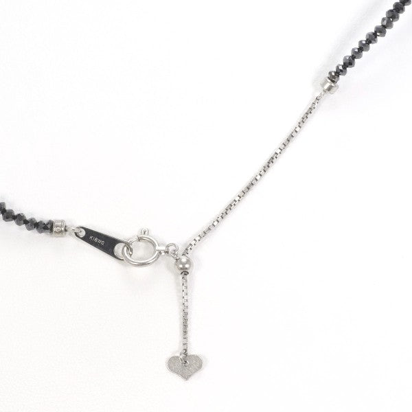 18K White Gold Black Diamond Necklace for Women - Elegant Fine Jewelry Gift for Anniversary, Valentine's Day & Special Occasions