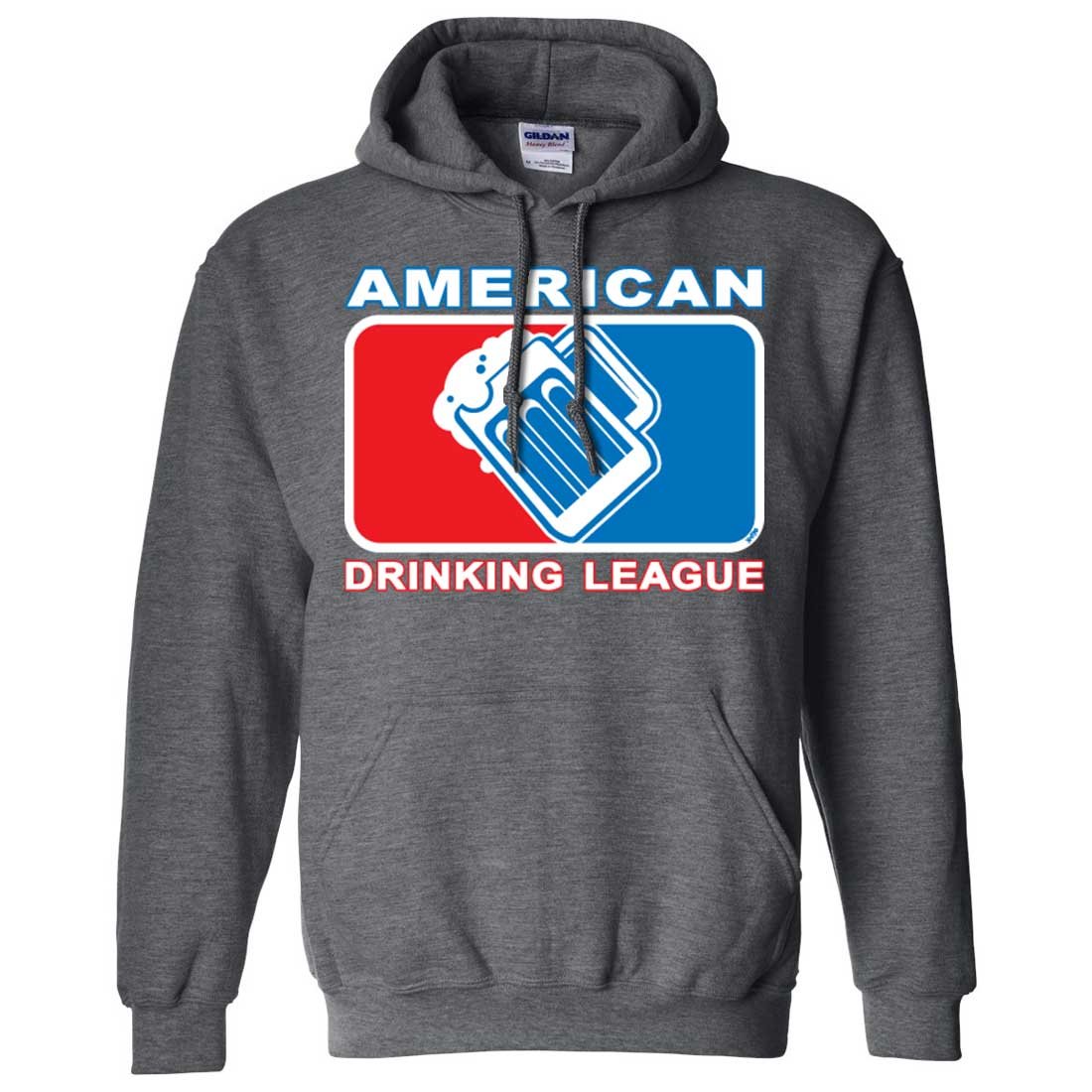 American Drinking League USA Sweatshirt Hoodie - Comfortable Pullover for Men & Women - Perfect for Parties, Tailgating & Casual Wear
