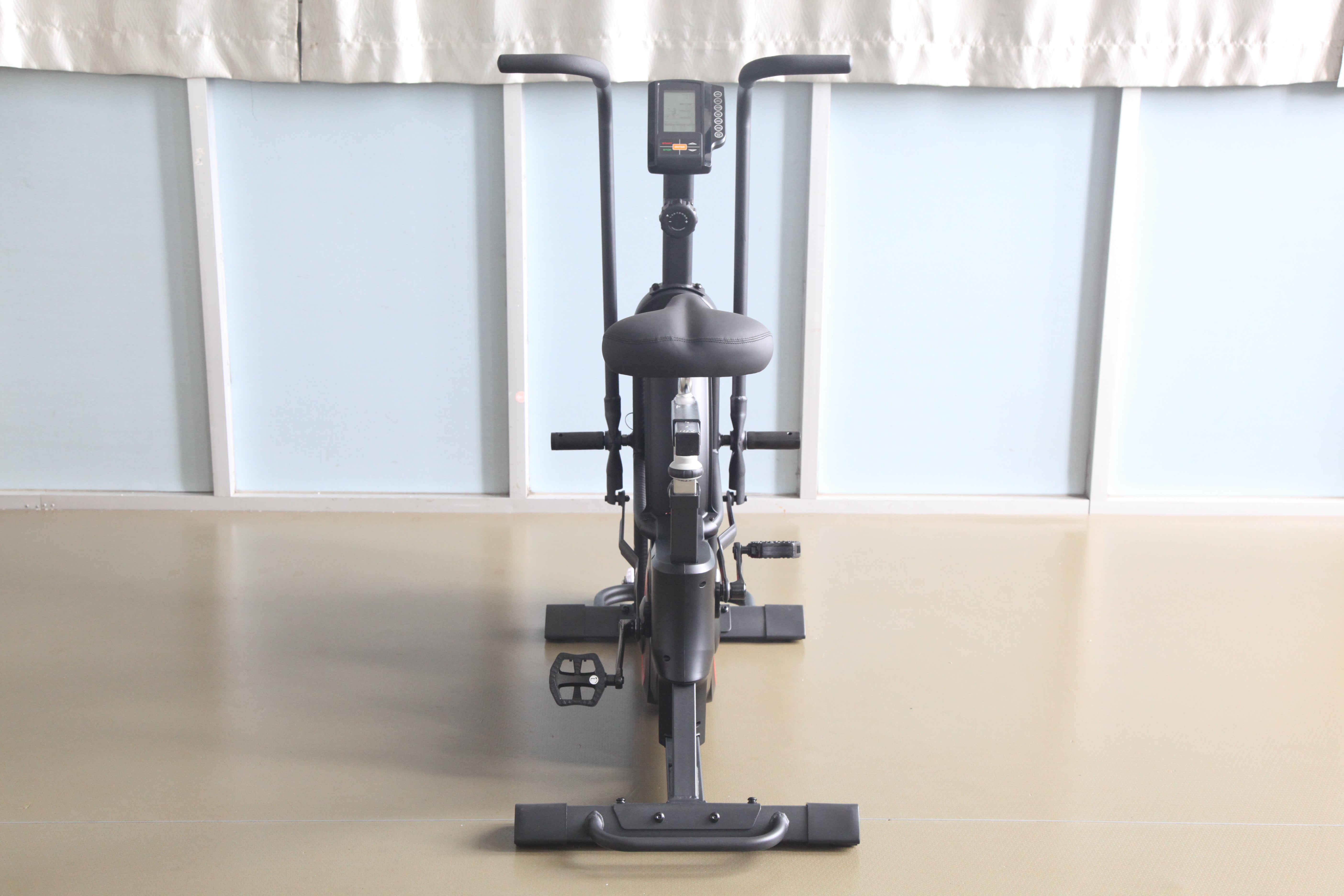 California Fitness AB5 Air Exercise Bike - Quiet Magnetic Resistance Indoor Cycling Bike for Home Gym, Cardio Workout & Weight Loss - Perfect for Small Spaces & Apartment Workouts