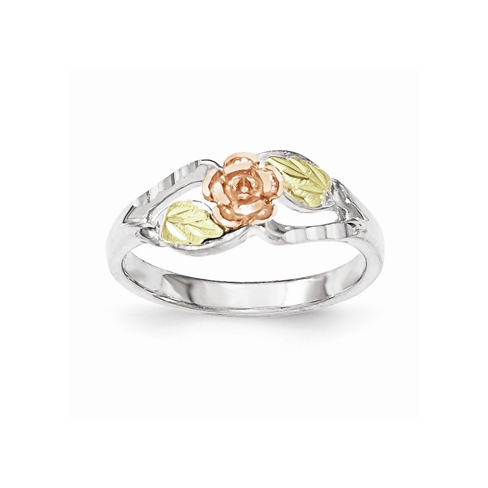 14K Rose Gold Plated Sterling Silver Ring - Size 8 | Elegant Stackable Band for Women | Perfect for Weddings, Anniversaries & Everyday Wear