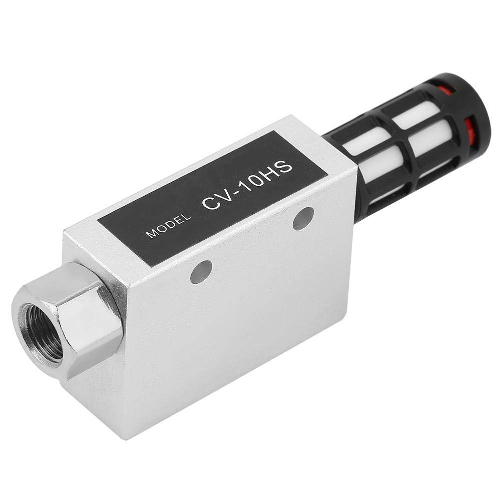 CV-10HS Pneumatic Vacuum Generator with Air Exhaust Valve | High-Speed Vacuum Ejector for Compressed Air Systems | Ideal for Packaging, Automation & Industrial Applications