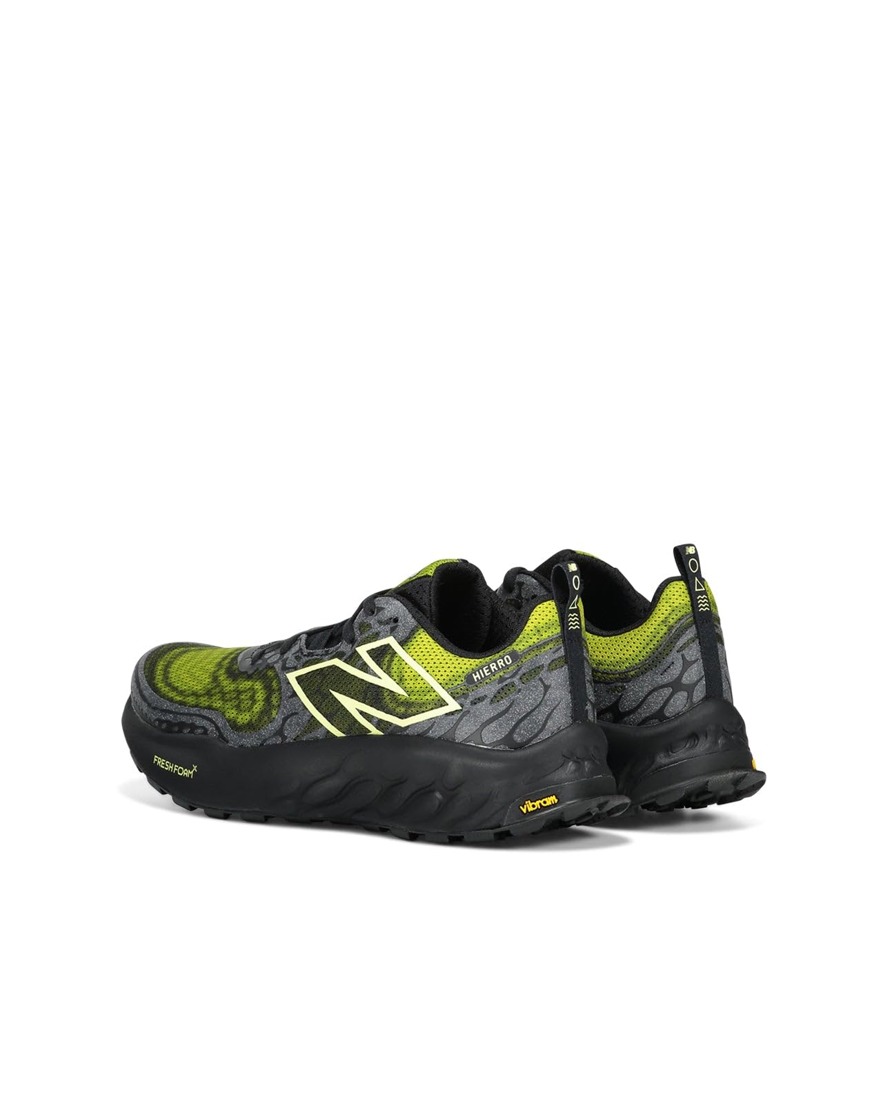 New Balance Men's Fresh Foam X Hierro V8 Trail Running Shoes - Black/Coffee | Lightweight & Durable for Hiking, Outdoor Adventures & Daily Wear