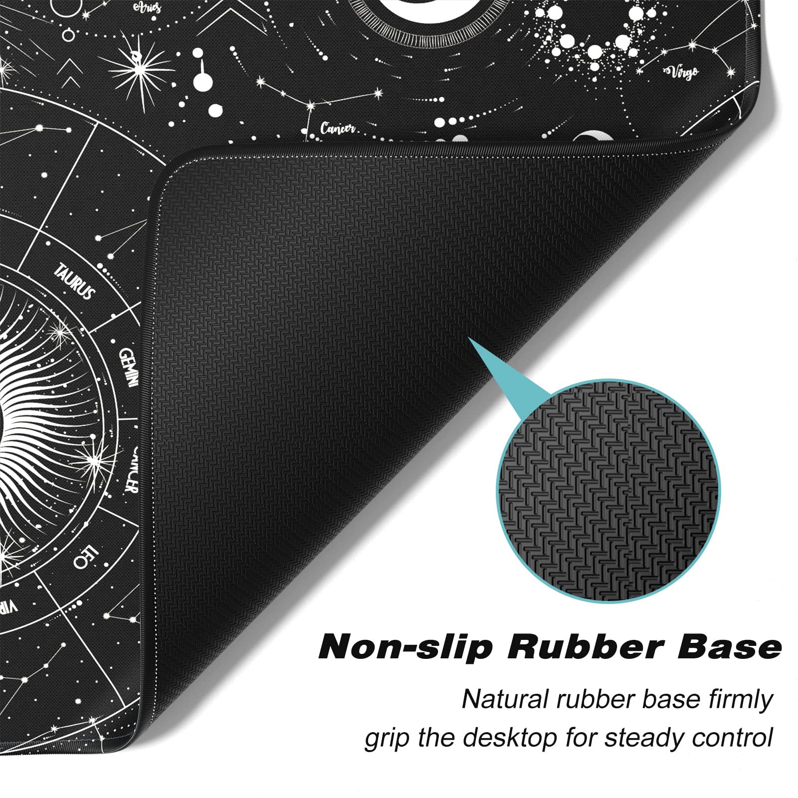 Atufsuat XXL Gaming Mouse Pad 30x14 Inch - Waterproof, Non-Slip Desk Mat for Office & PC Gaming