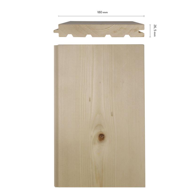 Grangolv Vasastan 26.5 x 180 mm Solid Wood Flooring - Perfect for Living Rooms, Bedrooms & Home Renovation