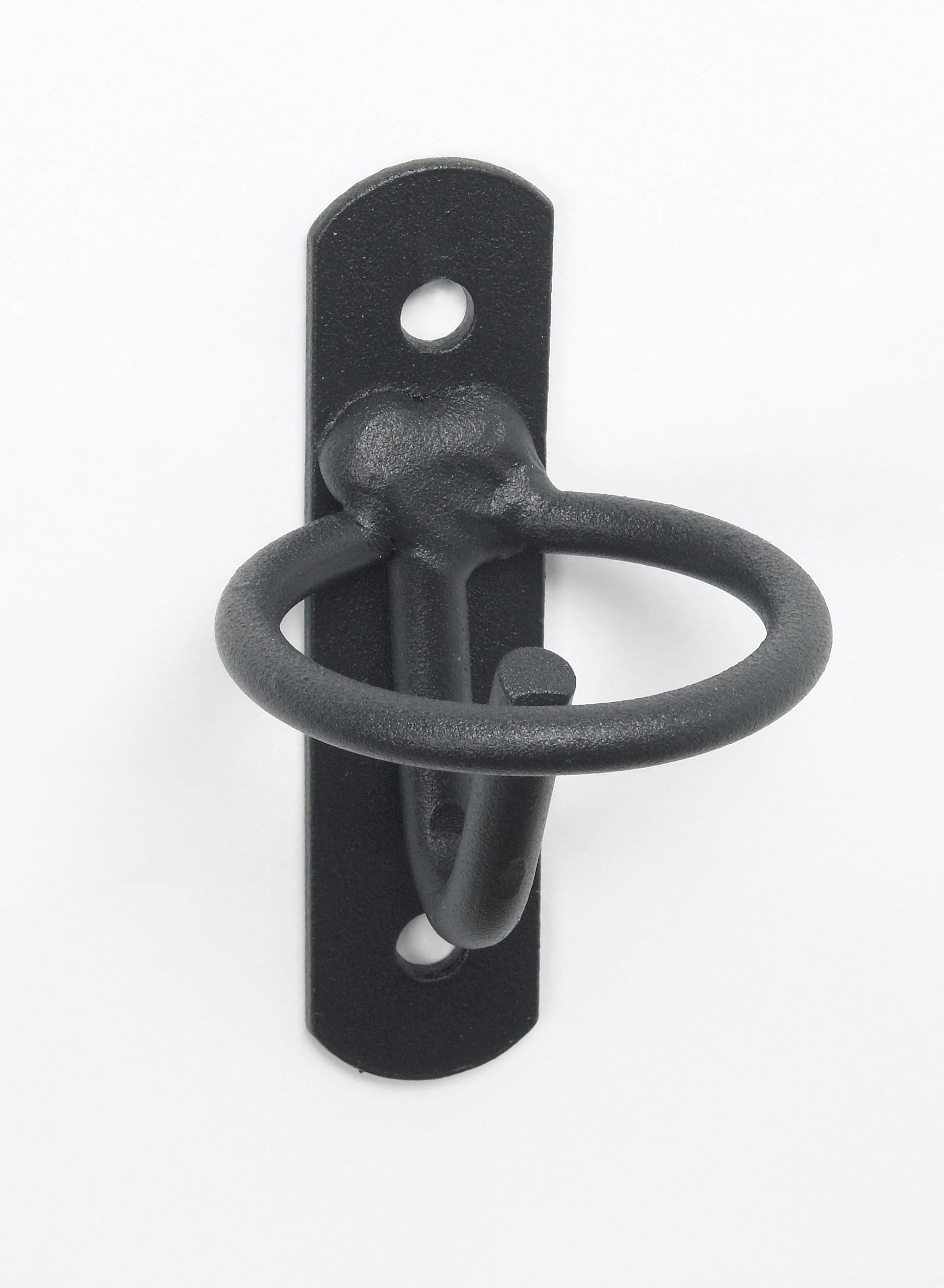 SCENIC ROAD Multi-Use Bucket Hook & Gate Latch - Heavy Duty Utility Hooks for 5-6 Gallon Flat Back Pails (2 Pack, Black) - Perfect for Farm, Garden, Garage & Home Organization