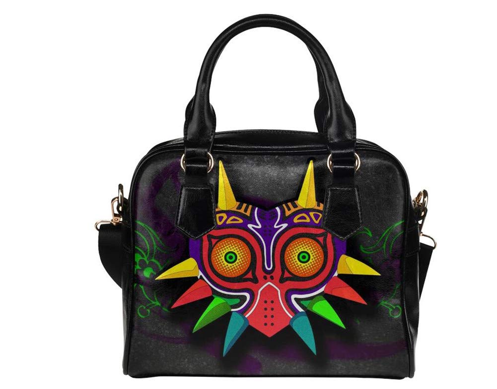 Majora Mask Women's Leather Handbag - Stylish Top Handle Tote & Crossbody Shoulder Bag for Ladies | Perfect for Work, Travel & Everyday Use