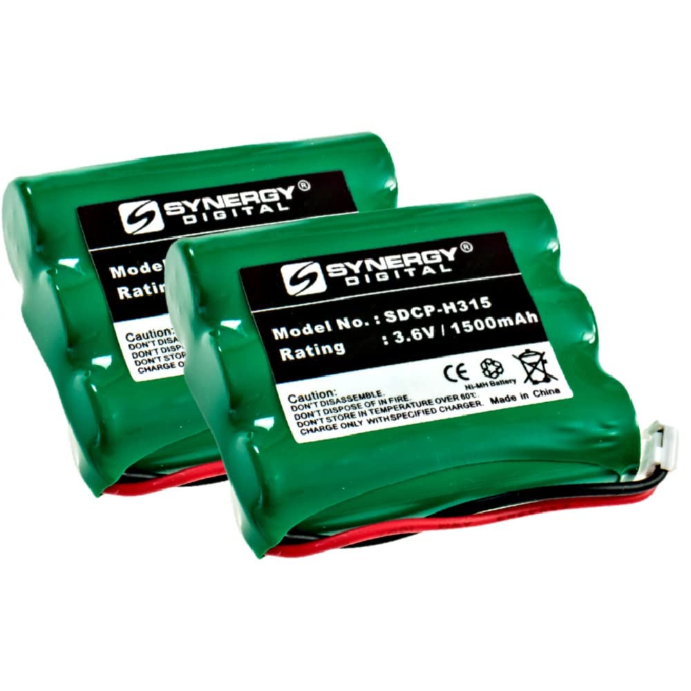 AT&T SDCP-H315 Cordless Phone Battery Combo Pack - 2 Rechargeable Batteries for AT&T 1440 Series Phones | Perfect for Home & Office Use | Long-Lasting Replacement Batteries