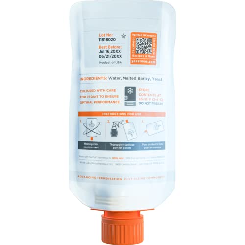 Premium White Labs Cream Ale Yeast Blend WLP080 - Home Brewing Yeast with Cold Pack & Heat Shield for Perfect Fermentation - Ideal for Craft Beer, Homebrew Kits & Microbreweries