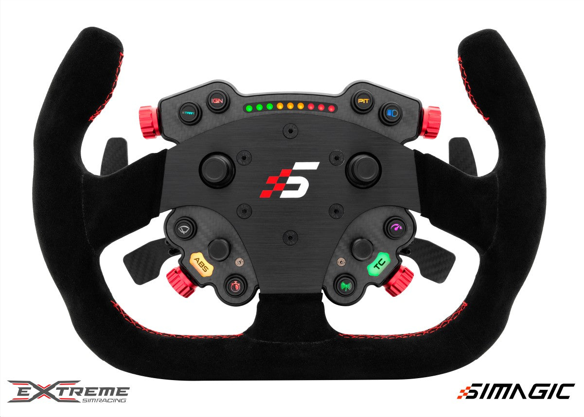 Simagic Alpha Direct Drive Wheel Base - 15Nm Torque for Realistic Racing Simulation | Compatible with PC & PS5 | Perfect for Sim Racing Enthusiasts & Professional Gamers