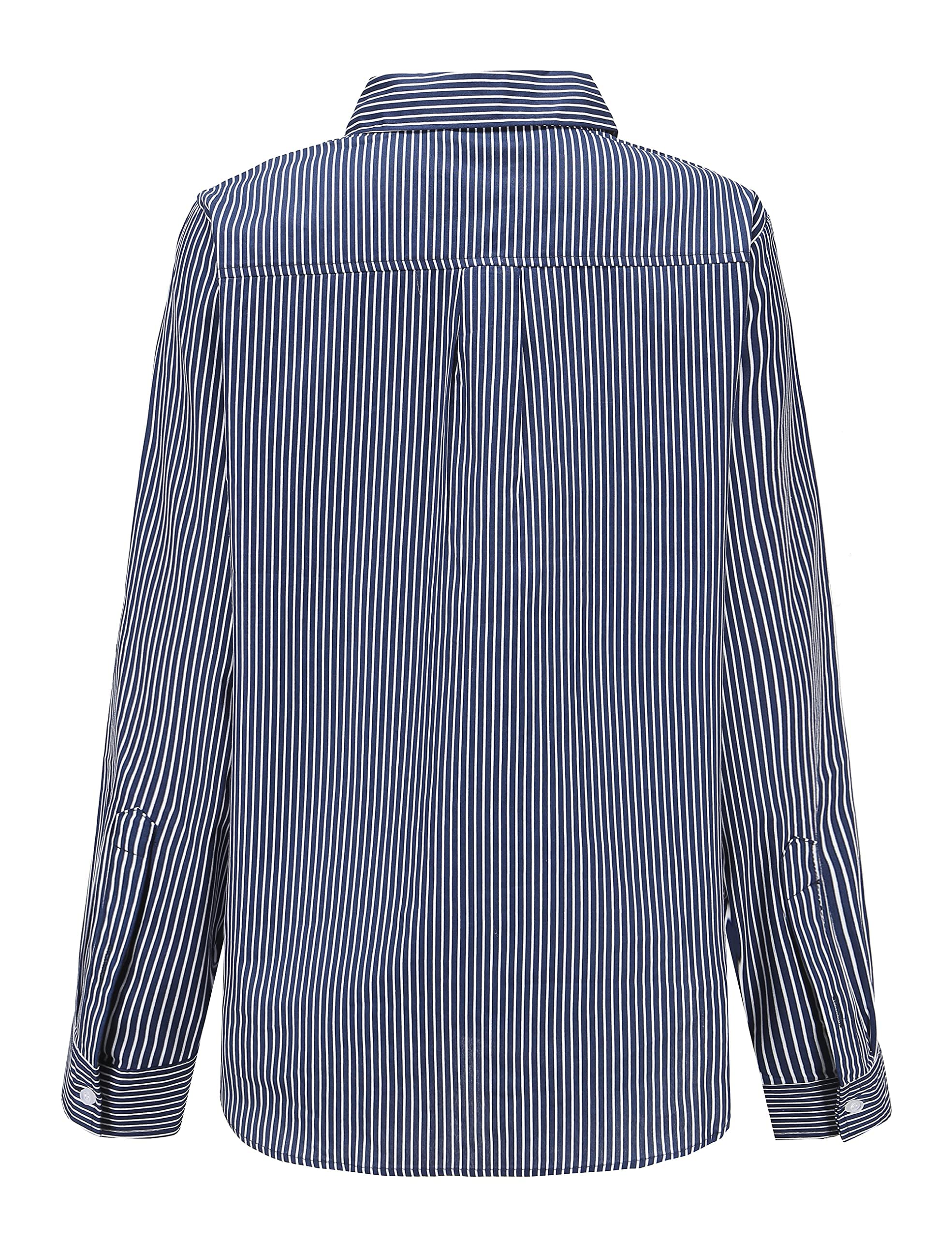 Women's SSLR Oversized Button Down Shirt - Long Sleeve Casual Dress Shirt with High Low Hem | Perfect for Work, Date Night & Everyday Wear