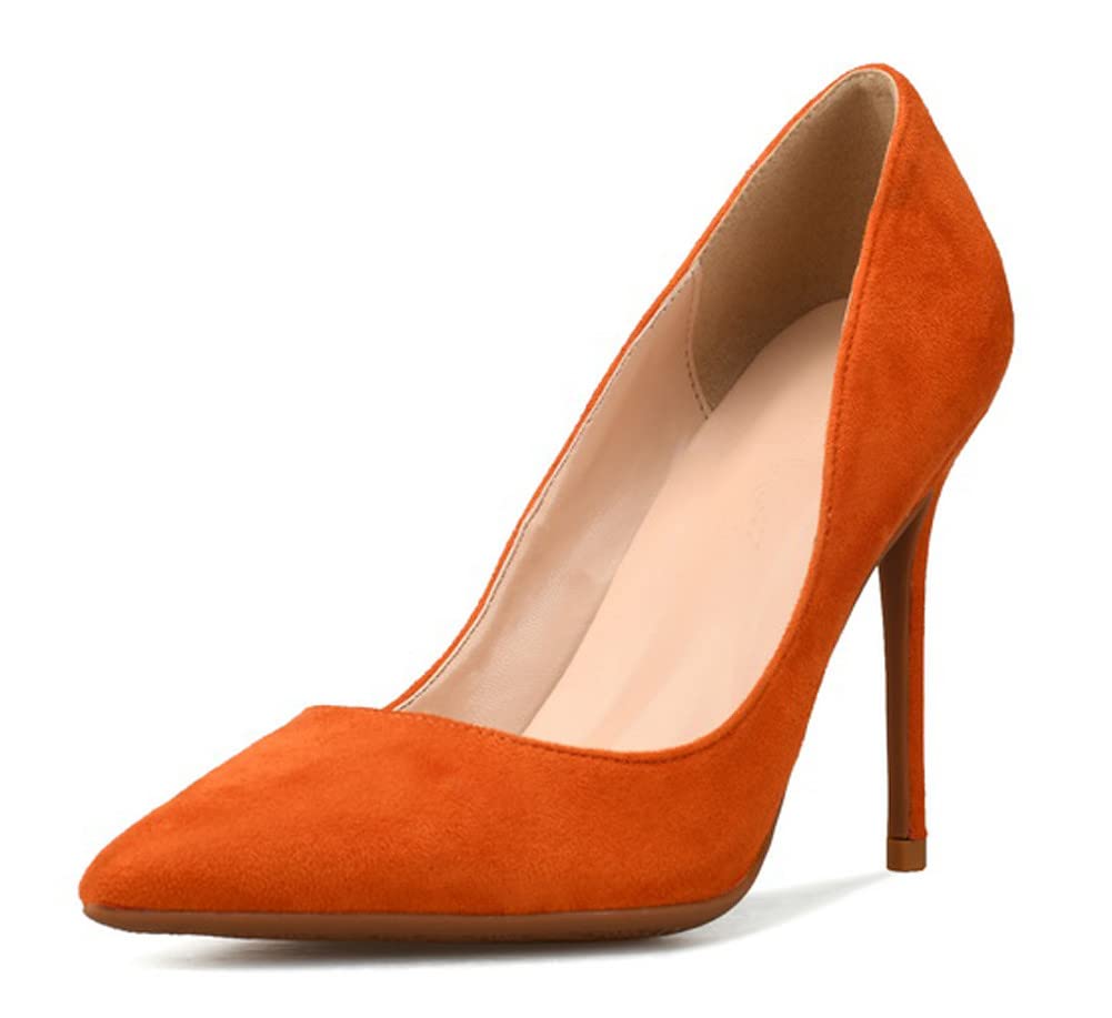 LizFoYa Women's Pointed Toe Slip On Evening Pumps - Elegant Satin Bridal Heels for Wedding, Prom & Special Occasions