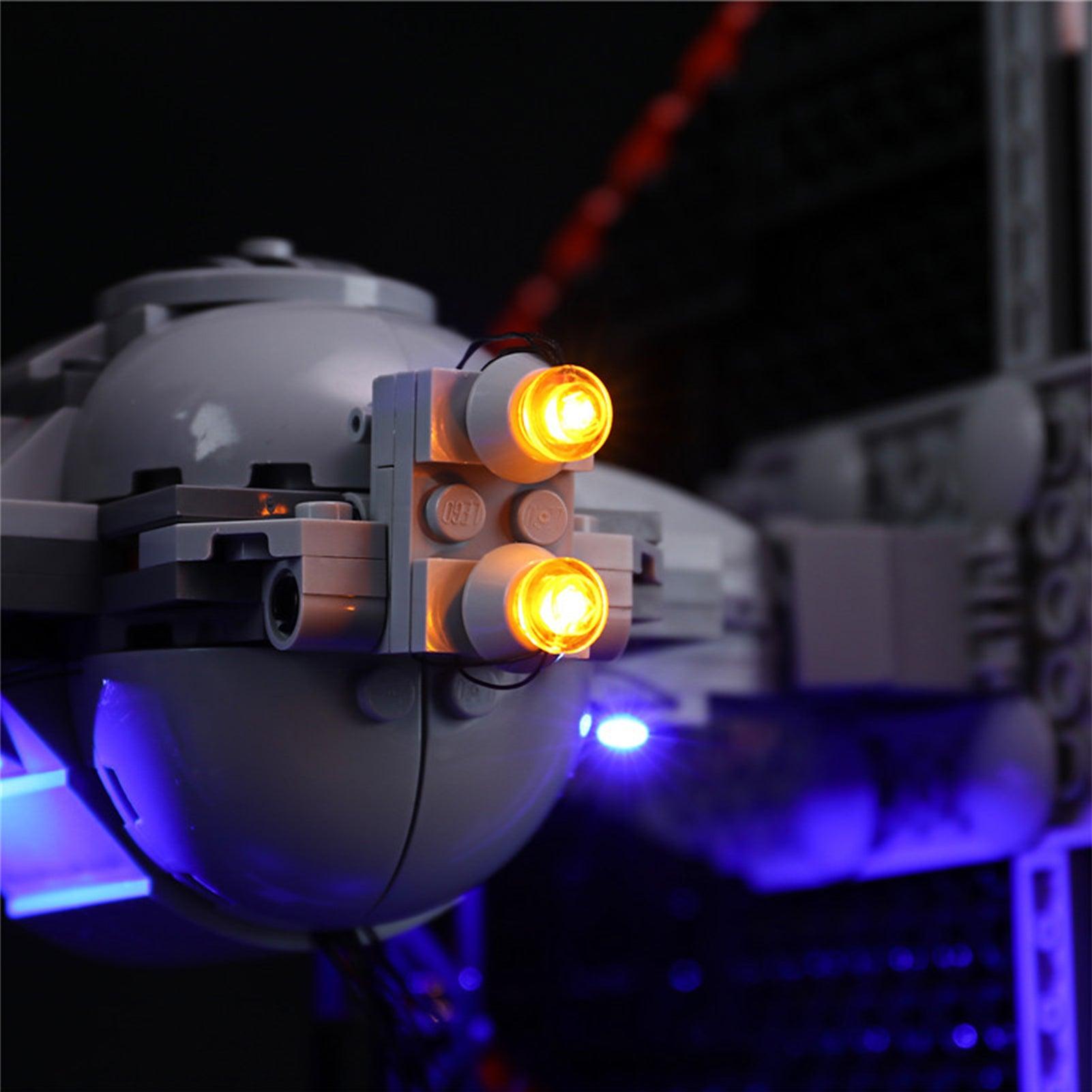 Lego Star Wars Sith TIE Fighter 75272 Light Kit - DIY Lighting Set for Lego Models - Perfect for Display & Nighttime Play