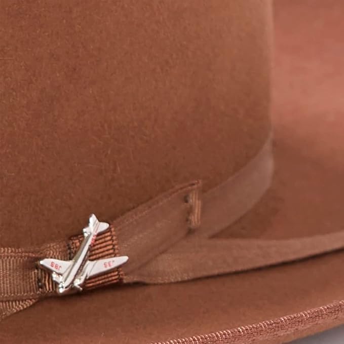Stetson Men's Stratoliner Royal Quality Fur Felt Hat - Walnut Brown 7 1/8 Size - Premium Cowboy Hat for Western Style, Outdoor Adventures & Formal Events