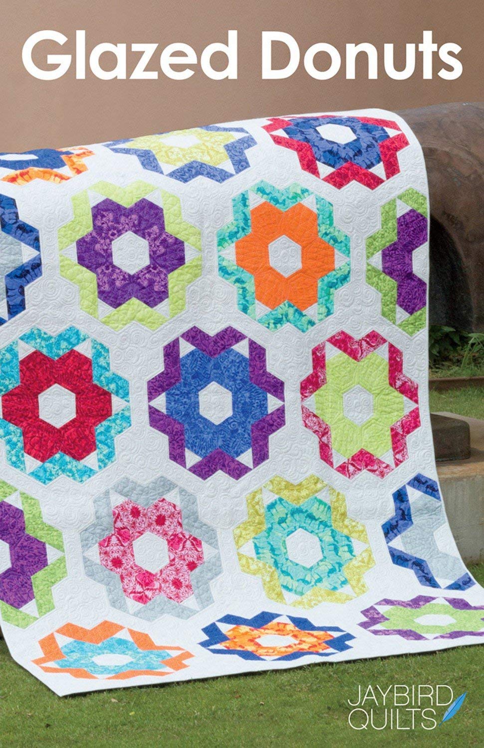 Jaybird Quilts Glazed Donuts Quilt Pattern PDF - DIY Quilting Guide for Beginners & Advanced - Perfect for Home Decor, Baby Blankets & Gift Ideas