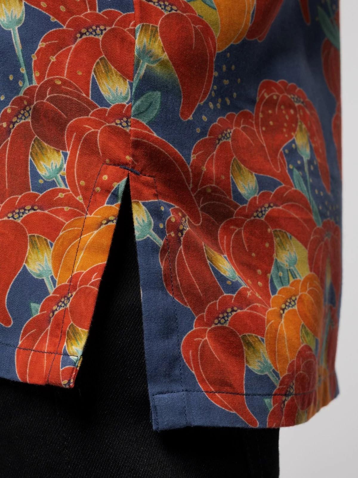 Arvid Floral Print Shirt for Men - Stylish Casual Button Down Shirt with Flower Design - Perfect for Summer Outings, Beach Vacations & Date Nights