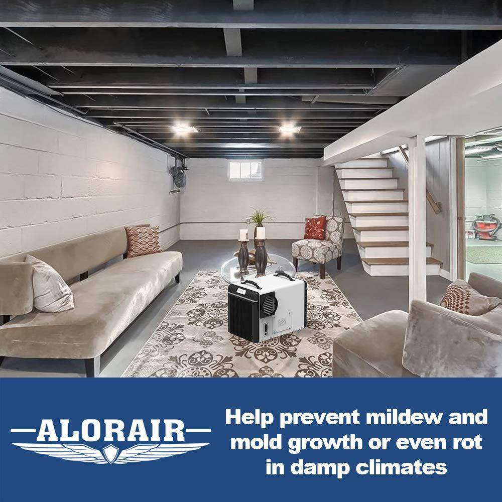 AlorAir HD90 Sentinel 90 Pints Commercial Dehumidifier for Basement & Crawl Space - HGV Defrost, Remote Monitoring | Ideal for Water Damage Restoration, Mold Prevention & Home Storage Areas