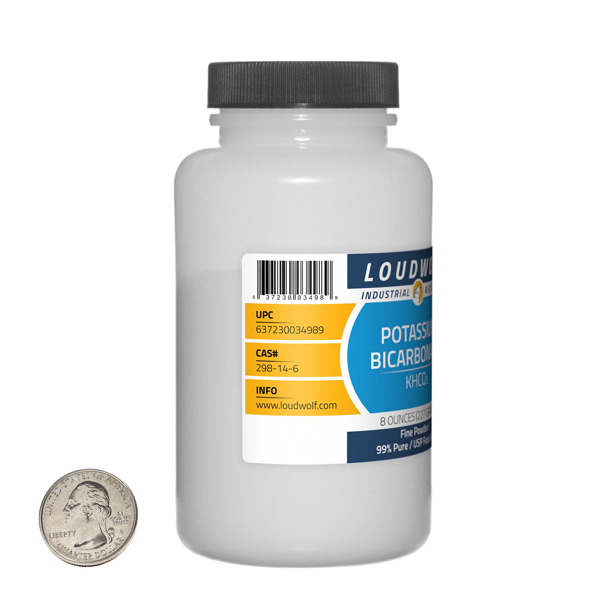 **3 Pounds Potassium Bicarbonate (6 Bottles) - 99% Pure USP Food Grade Fine Powder for Baking, Cleaning & Health Supplements**
