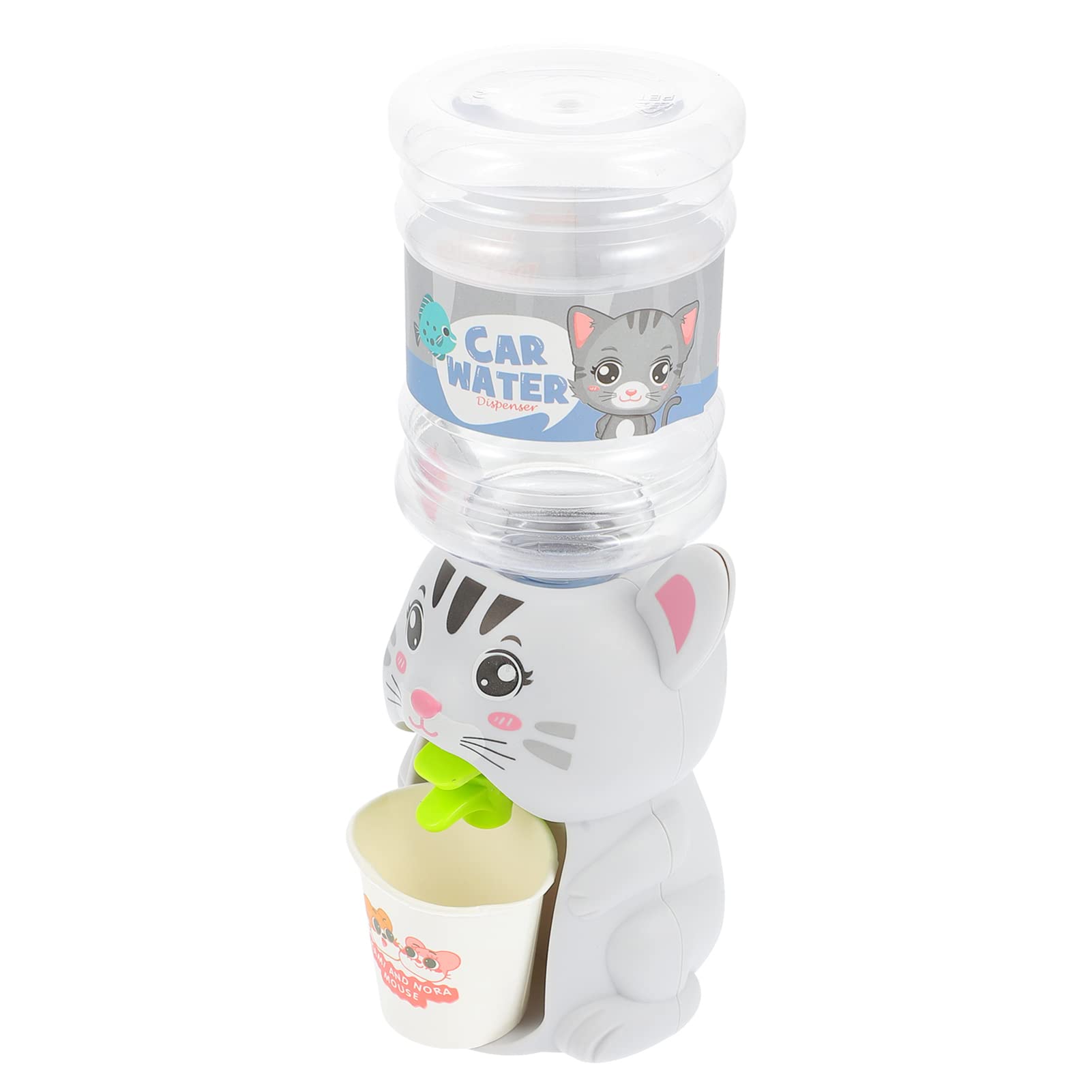 TOYANDONA Kids Pretend Play Kitchen Toy - Mini Cartoon Water Dispenser & Drinking Fountain for Toddlers, Perfect for Role Play, Birthday Gifts & Early Learning Activities