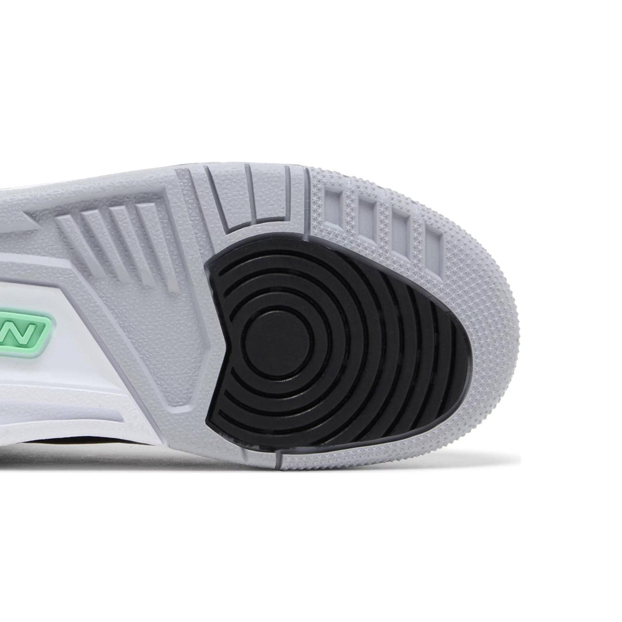 Air Jordan 3 Retro 'Green Glow' GS Sneakers for Women & Girls (2024) - Comfortable Basketball Shoes for Casual Wear & Street Style Fashion