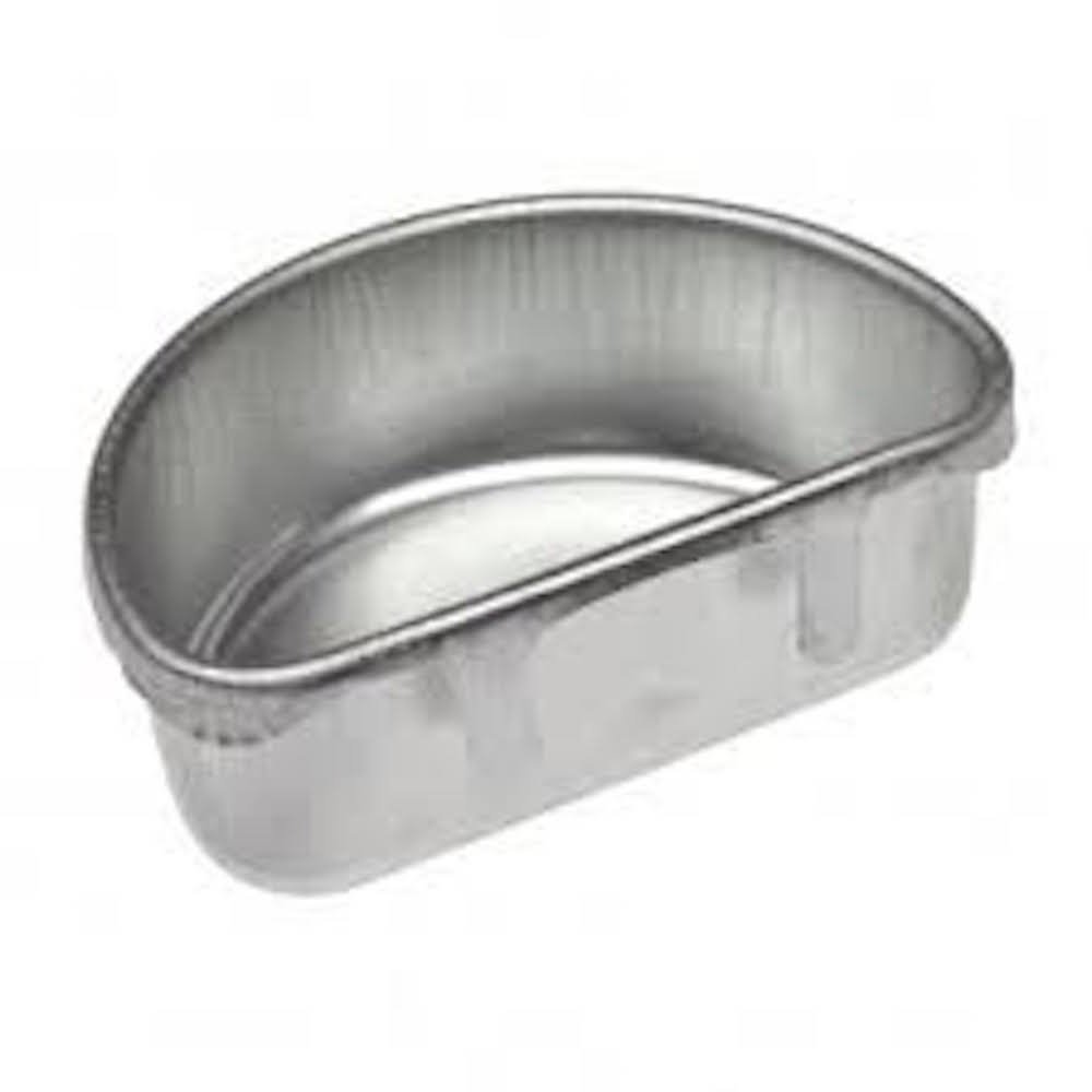 Galvanized Metal Chicken Coop Cup Feed Bowl - 1/2 Pint Capacity - Durable Poultry Waterer & Feeder for Hens, Chicks, Ducks - Perfect for Backyard Farms & Coops