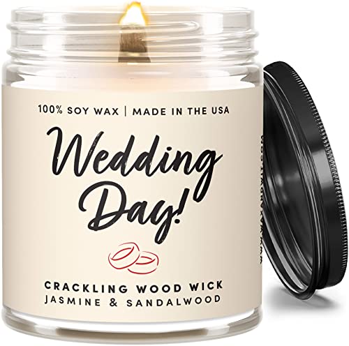 Unique Engagement Gifts for Couples - Romantic Wedding Candles for Bride & Groom, Bridal Shower Gifts for Her, Newly Engaged Couples - Perfect for Wedding Day, Anniversary & Romantic Home Decor
