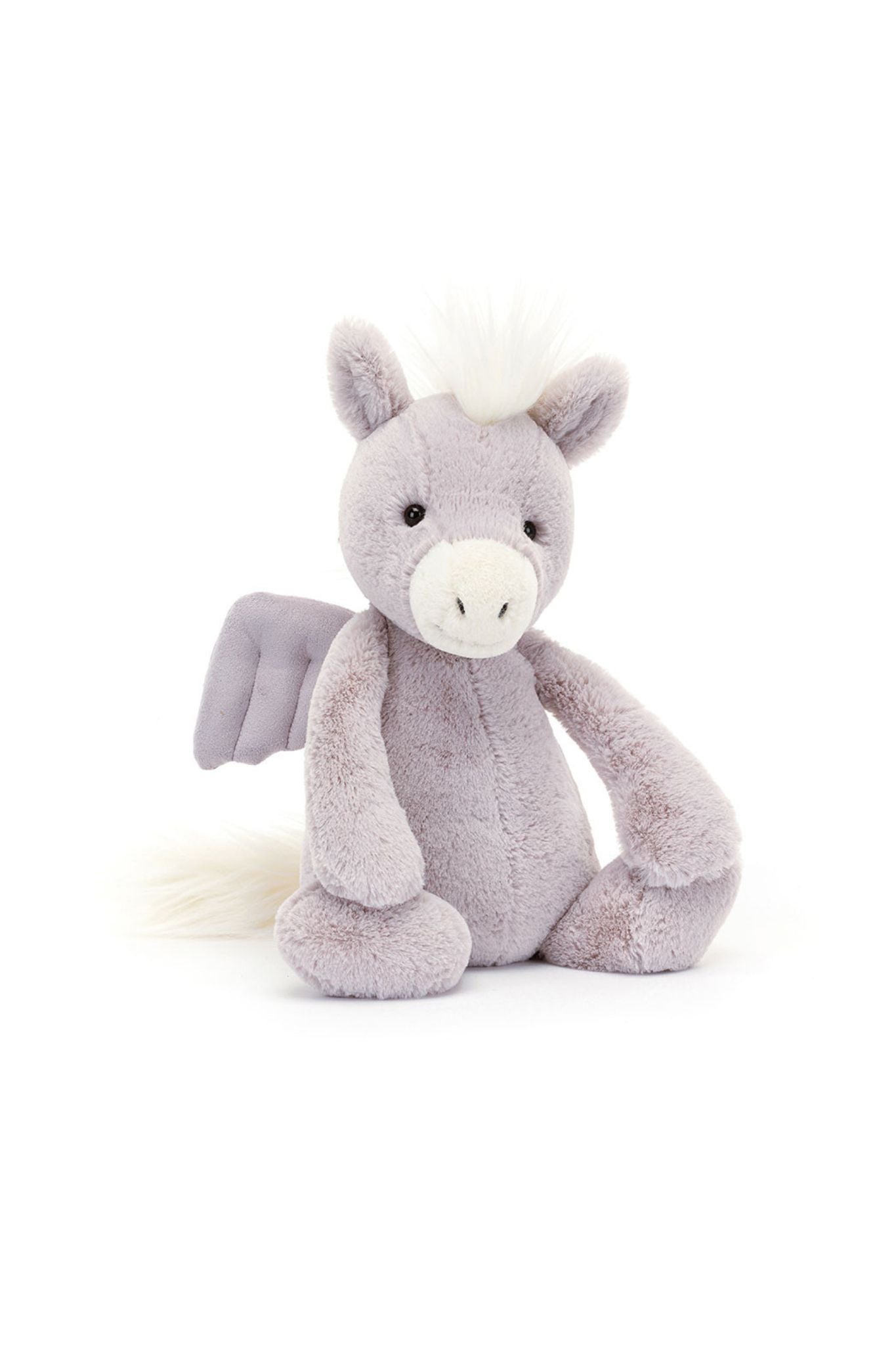 Bashful Pegasus Original Jellycat Soft Plush Toy - Cute Stuffed Animal for Kids & Baby Shower Gifts | Perfect for Nursery Decor, Cuddling & Comfort