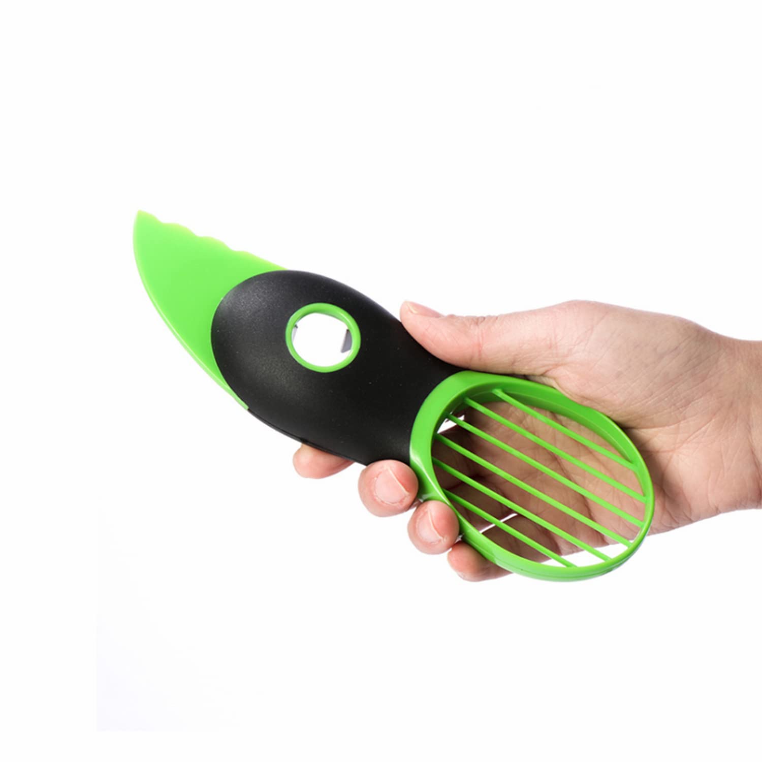Premium 2-Pack 3-in-1 Avocado Slicer & Cutter - Multifunctional Fruit Peeler, Corer & Slicer Tool for Avocados, Kiwis, Mangoes - Perfect Kitchen Gadget for Salads, Guacamole & Smoothie Prep