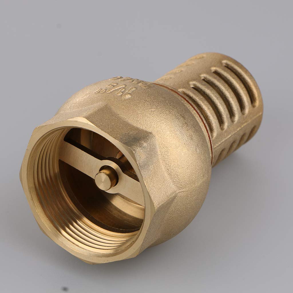 High-Quality Brass Foot Valve DN32 - Easy Installation, Durable Metal Bottom Valve for Water Pumps, Wells & Irrigation Systems