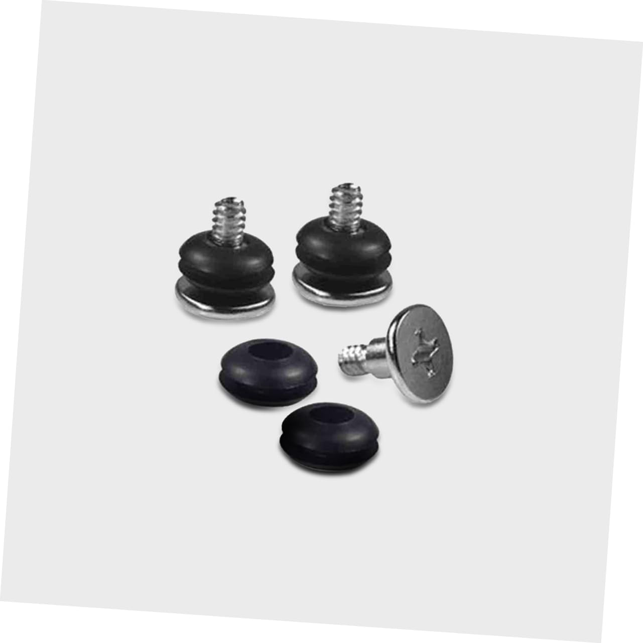 20pcs Hard Disk Damping Screws for Laptop & Computer Mounting | Motherboard & Hard Drive Standoffs | Shock-Absorbing Rubber Apron for Computer Cases | Ideal for Laptop Repair & PC Assembly