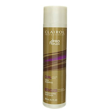 Clairol Pro 4Plex Curl Daily Shampoo for Curly Hair - 8.4 oz Sulfate-Free Moisturizing Shampoo | Perfect for Daily Use & Enhancing Natural Curls