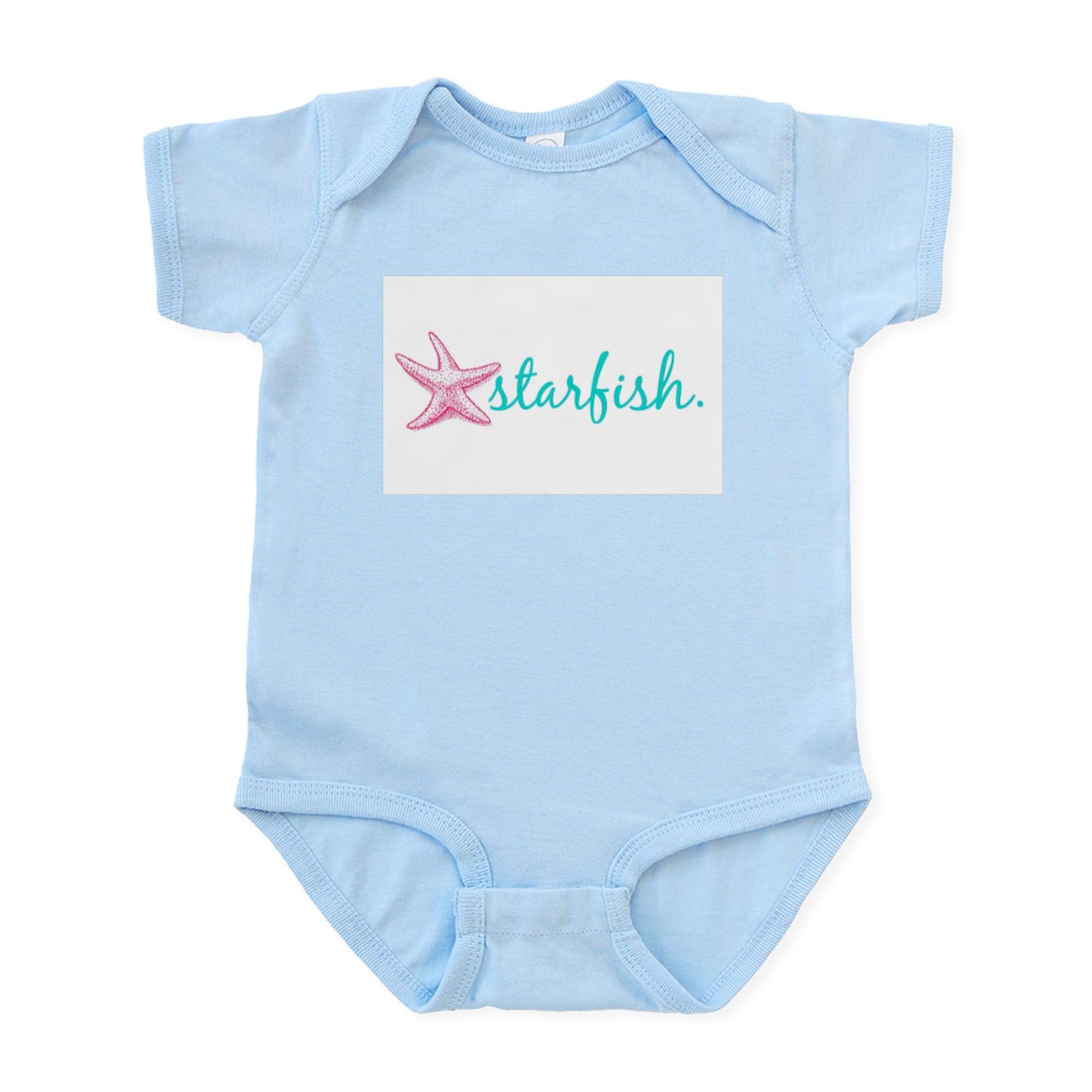 Cute Starfish Baby Bodysuit - Soft Infant Romper for Newborns & Toddlers - Perfect for Beach Outings, Photo Shoots & Everyday Wear