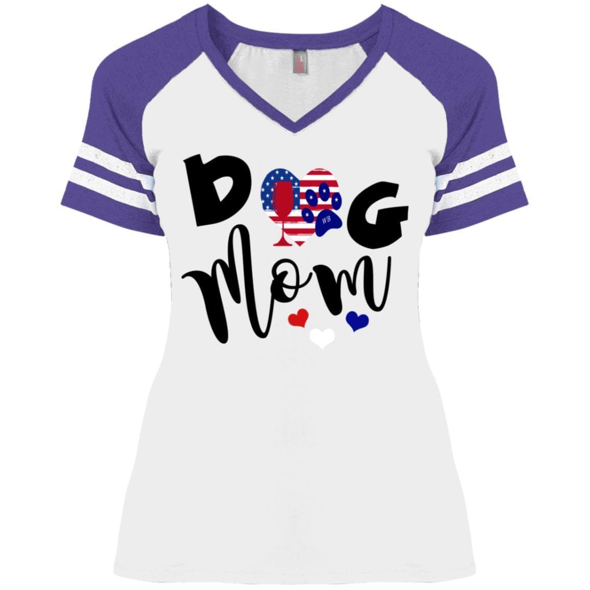 White/Heather Purple
