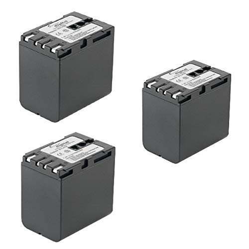 Synergy Digital Camcorder Batteries for JVC GR-D31 - 3-Pack Li-ion 7.4V 3300mAh Replacement for BN-V428U - Ultra Hi-Capacity Power Solution for Travel Vlogging, Family Events & Outdoor Filming