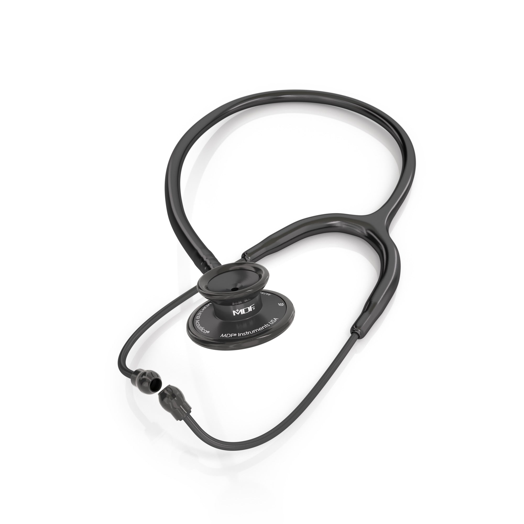 Premium Acoustica® Stethoscope - Black/BlackOut Edition for Medical Professionals & Students - Ideal for Clinical Use, Patient Exams & Healthcare Training
