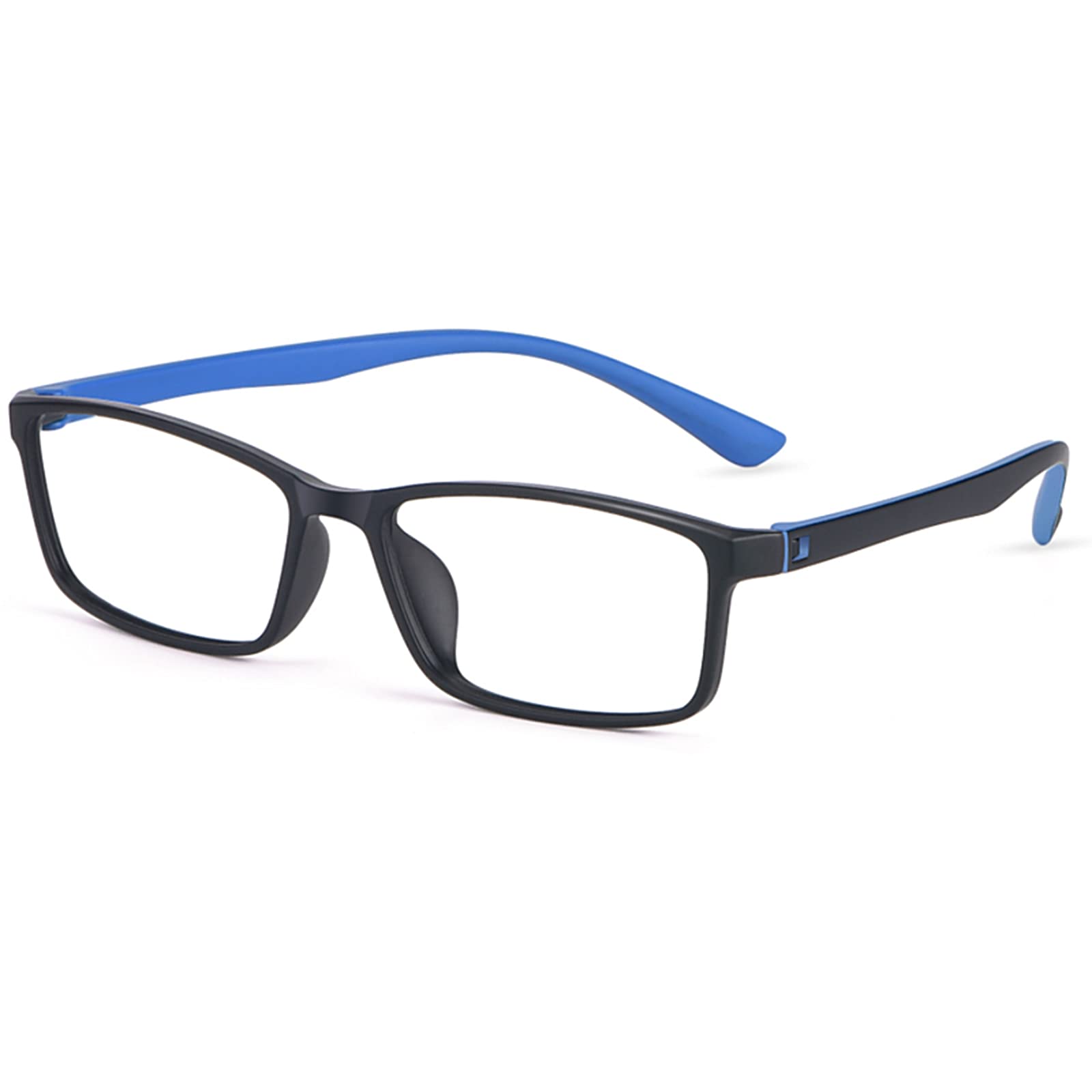 Blue Light Blocking Reading Glasses - Lightweight Anti Eye Strain Computer Glasses with Spring Hinge for Men & Women - Perfect for Office Work, Screen Time, and Digital Eye Fatigue Relief