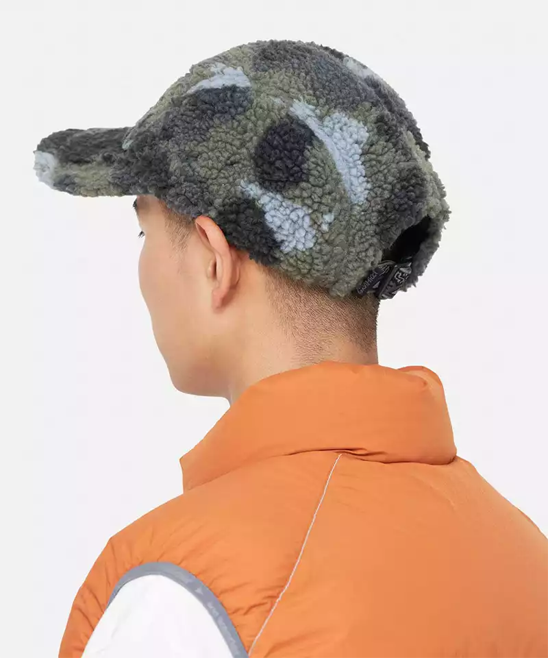 Gramicci x and wander JQ Tape Fleece Cap - Outdoor Hiking & Camping Hat for Men & Women - Warm Winter Beanie for Cold Weather Activities