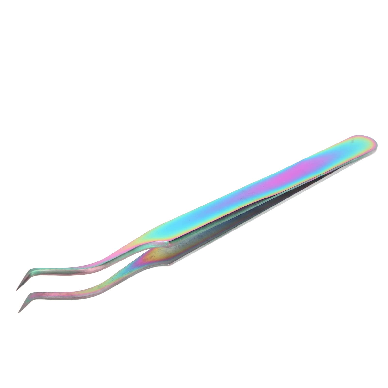 Professional Stainless Steel Eyelash Extension Tweezers - Precision False Eyelash Applicator Tool for Lash Grafting, Manicure & Electronics Repair | Portable, Durable & Upgraded Design | Perfect for Salon, Home Use & DIY Beauty
