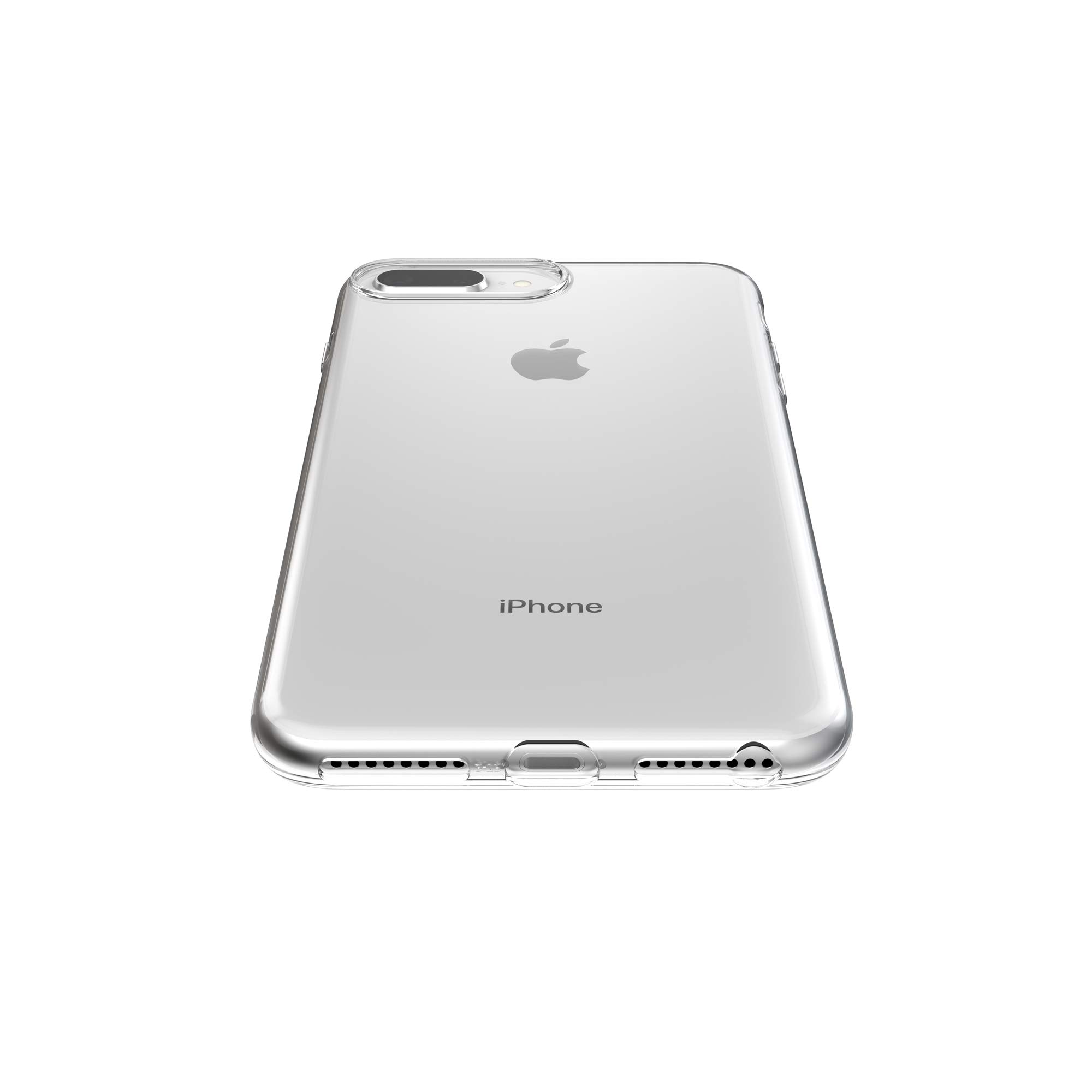 Speck Slim Clear iPhone 8 Plus / 7 Plus / 6S Plus Case - Single Layer Protective Cover - Crystal Clear Design for Everyday Protection & Style | Perfect for Work, Travel & Daily Use