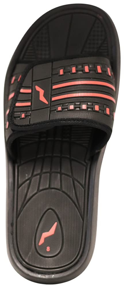 NORTY Men's Adjustable Strap Slide Sandals - Comfortable Beach, Pool & Casual Summer Shoes for Outdoor Activities, Vacation & Lounging