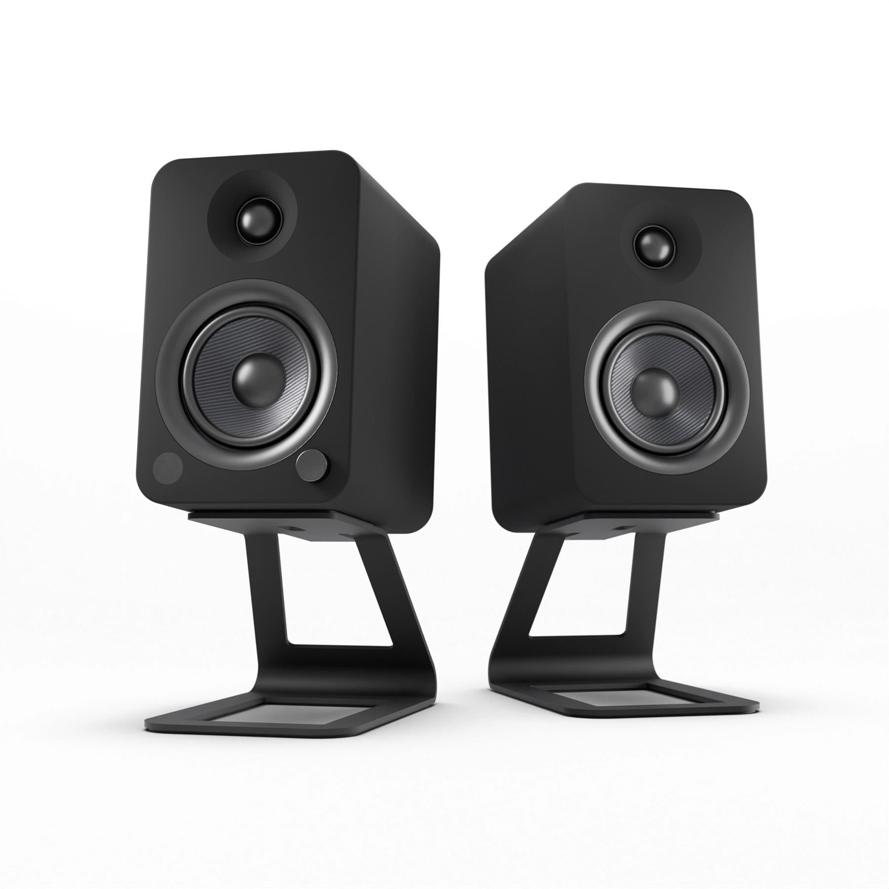 Kanto YU4 Premium Powered Desktop Speakers with Bluetooth 5.0, Phono Preamp - High-Fidelity Audio for Home Office, Gaming & Music Listening