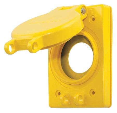 Weatherproof Outdoor Electrical Cover - Heavy Duty Locking Receptacle Enclosure for Rain, Snow & Dust Protection - Ideal for Patio, Garage & Poolside Use