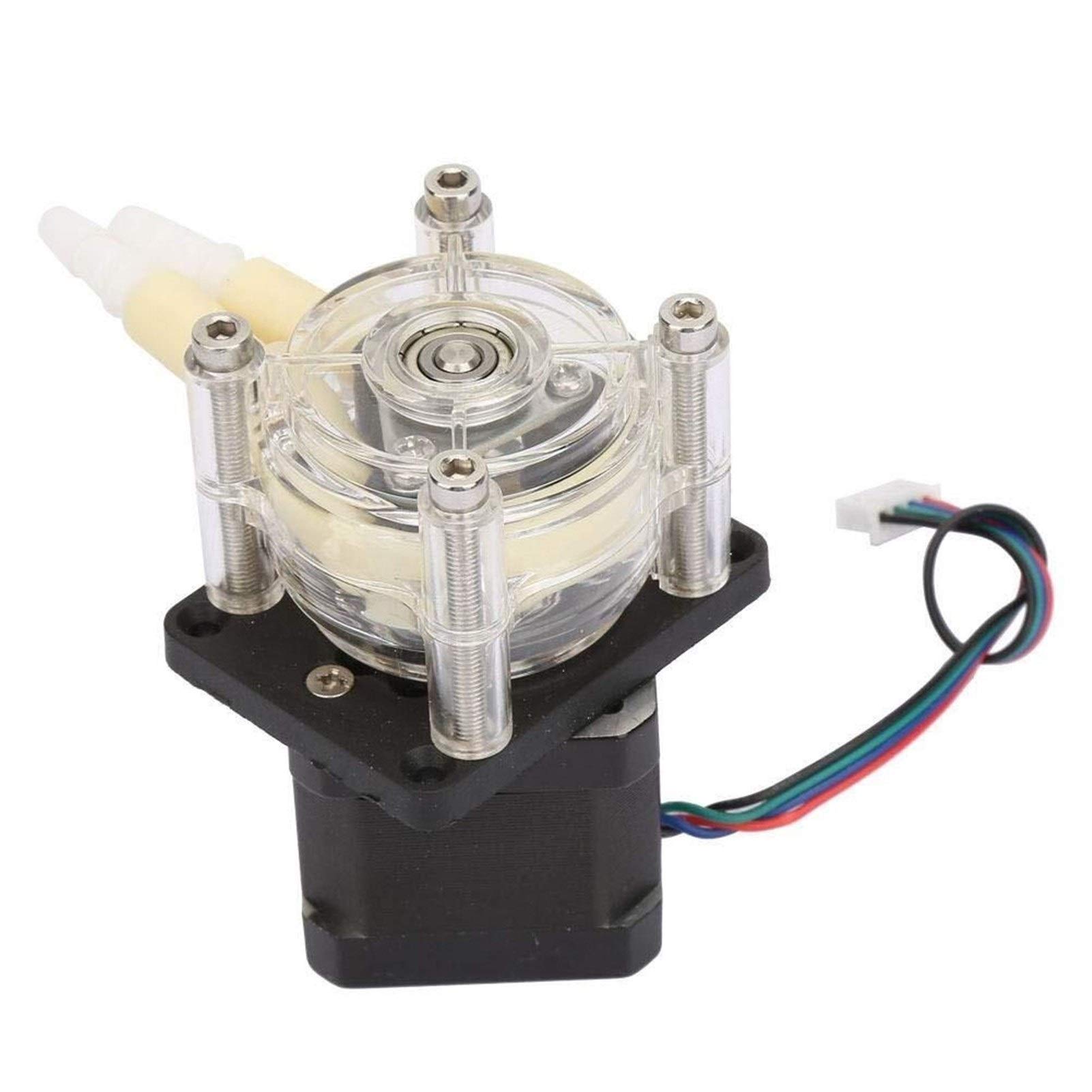 High Flow Corrosion Resistant Vacuum Peristaltic Pump with Stepper Motor (6-30V) - Self Priming Peristaltic Pump for Aquarium, Chemical Transfer & Liquid Handling - Perfect for Lab, Industrial & Home Use