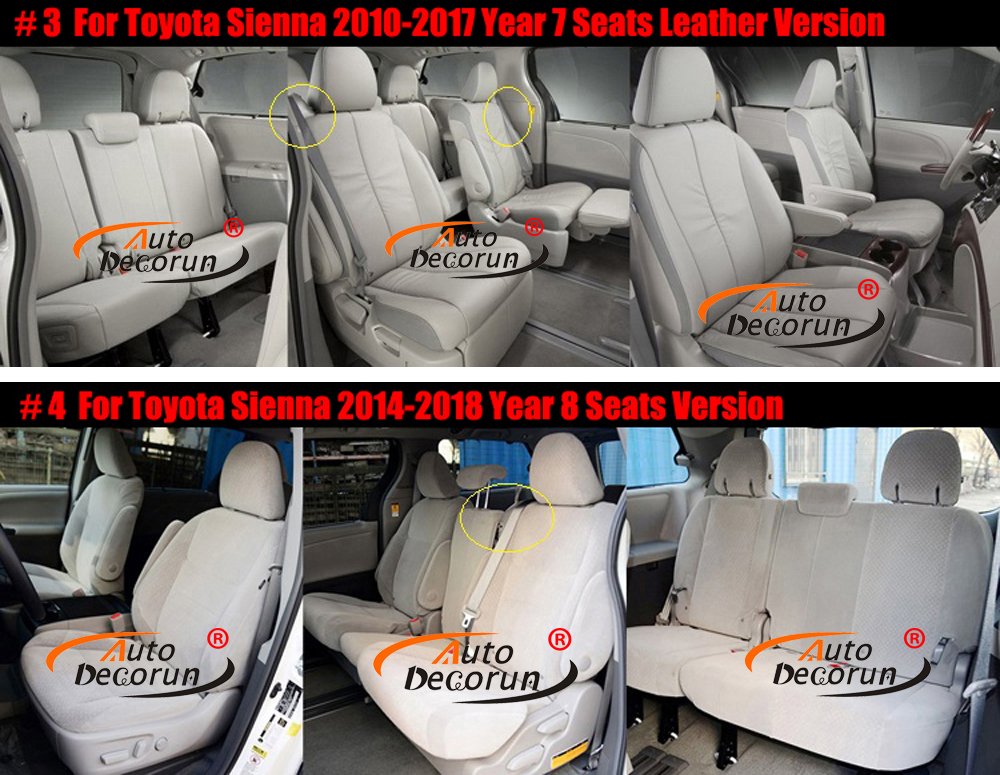 25-30PCS Premium Flax Material Custom Fit Car Seat Covers for Toyota Sienna LE XLE 2004-2018 - 7 & 8 Seats Complete Set, Beige - Durable Seat Protectors for Cars, SUVs & Minivans - Perfect for Family Road Trips, Daily Commute & Pet Protection